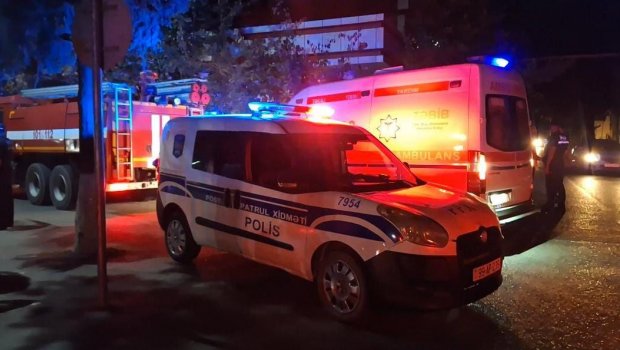 Lənkəranda mağaza YANIR - Alov digər obyektlərə keçib - FOTO