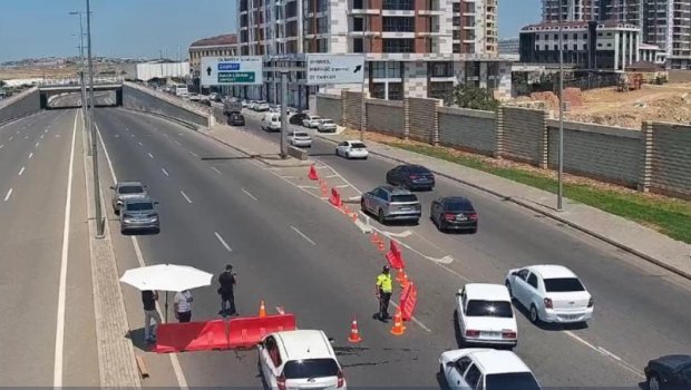 DİN-dən sürücülərə MÜRACİƏT: Bakıda bu yol bağlandı - FOTO
