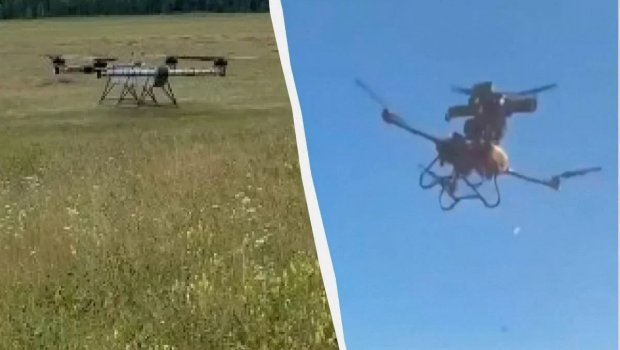 Bu dron cəbhə xəttindən yaralı əsgərləri təxliyə edəcək