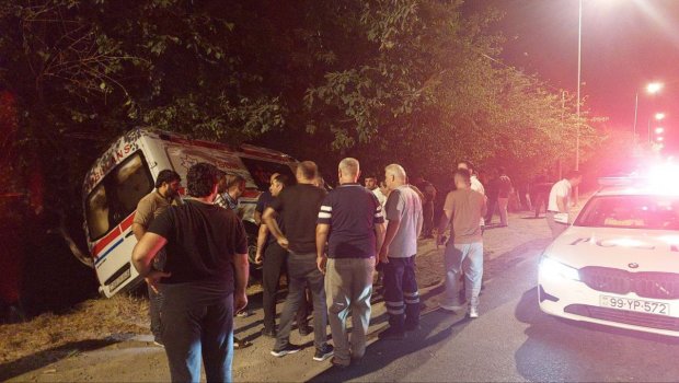 Lənkəranda təcili yardım maşınının qəzaya düşməsi ilə bağlı TƏFƏRRÜATLAR