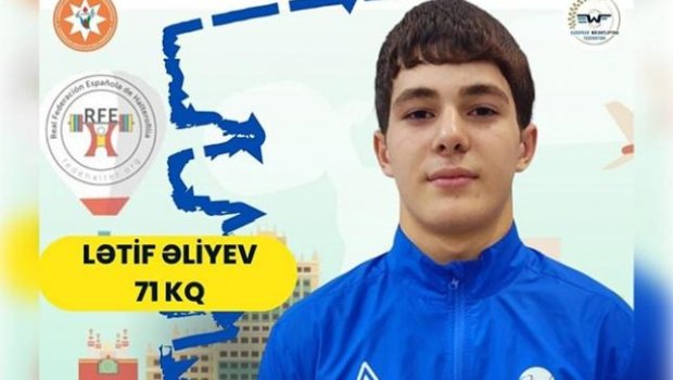 Azərbaycanlı idmançıdan Avropa çempionatında 1 qızıl, 1 gümüş medal