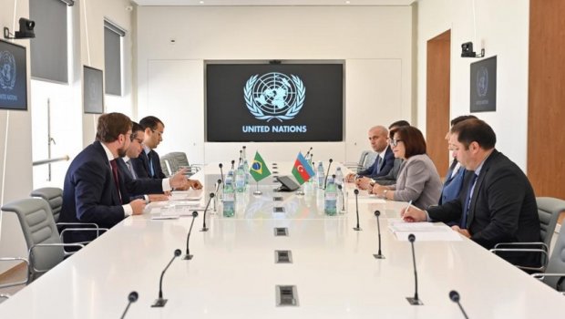 Sahibə Qafarova Braziliya Deputatlar Palatasının sədri ilə görüşdü - FOTO