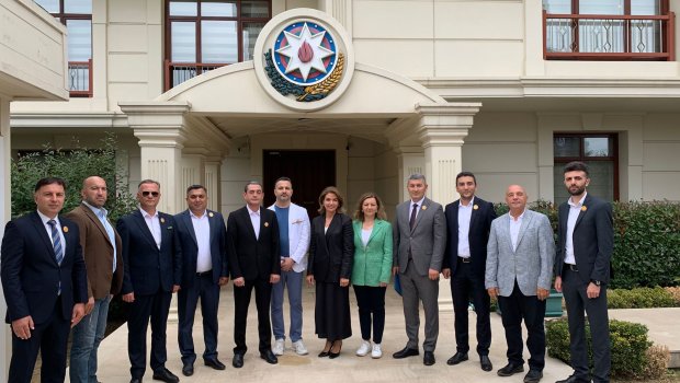 Qazi jurnalistlər Azərbaycanın İstanbuldakı Baş Konsulluğunda - FOTO