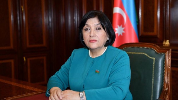 Sahibə Qafarova Türkmənistana getdi - FOTO