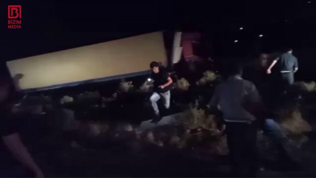 Bakı-Qazax yolunda yük maşını ağır qəza törətdi – VİDEO