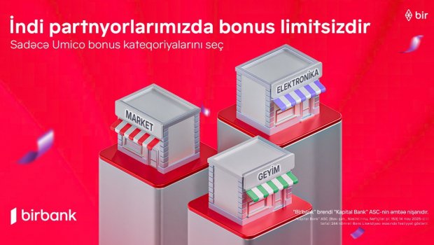 Birbank kartlarında yeni dövr: limitsiz bonuslar ilə daha çox qazanmaq imkanı