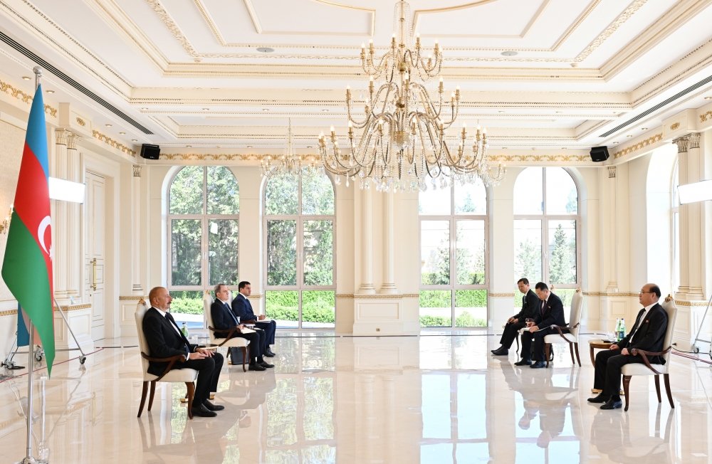 Prezident Koreya Xalq Demokratik Respublikasının yeni səfirinin etimadnaməsini QƏBUL ETDİ - FOTO/VİDEO - foto 3