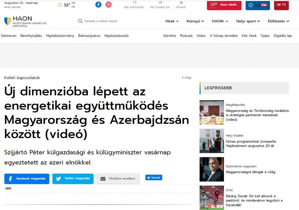 İlham Əliyevin səfəri Macarıstan KİV-lərində geniş işıqlandırıldı - FOTO - foto 3