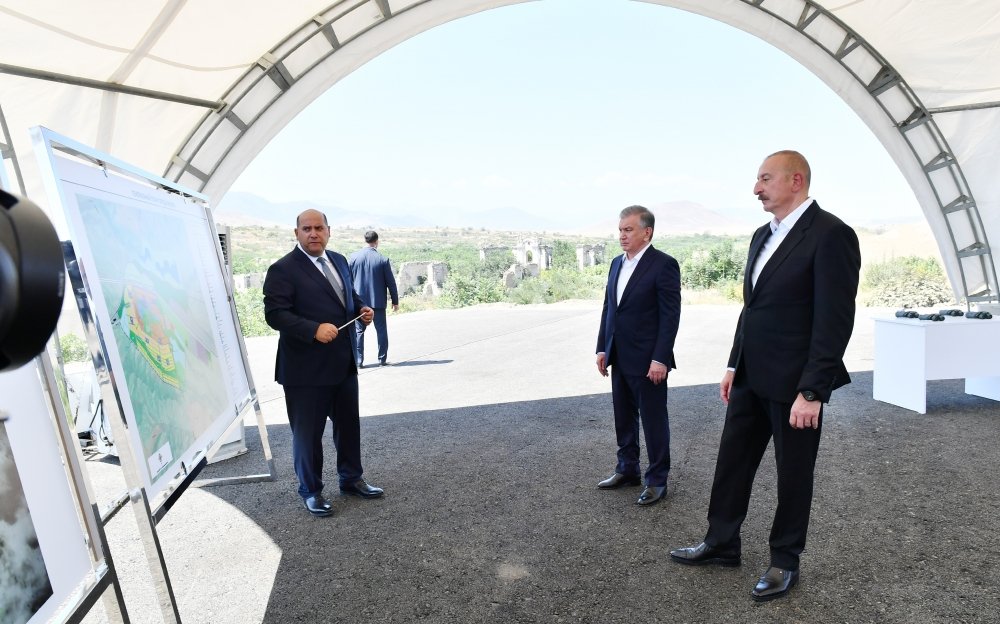 Özbəkistanlı qonaqlar Füzulinin Baş planı ilə TANIŞ OLDULAR - YENİLƏNİB - FOTO/VİDEO - foto 1