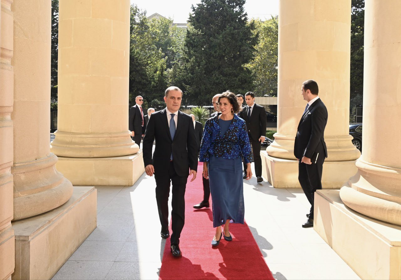 Azərbaycan və Belçika xarici işlər nazirlərinin görüşü başa çatıb - YENİLƏNİB/FOTO - foto 1