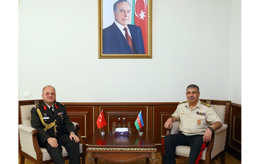 Zakir Həsənov Türkiyənin yeni hərbi attaşesi ilə nəyi müzakirə edib? - FOTO - foto 1