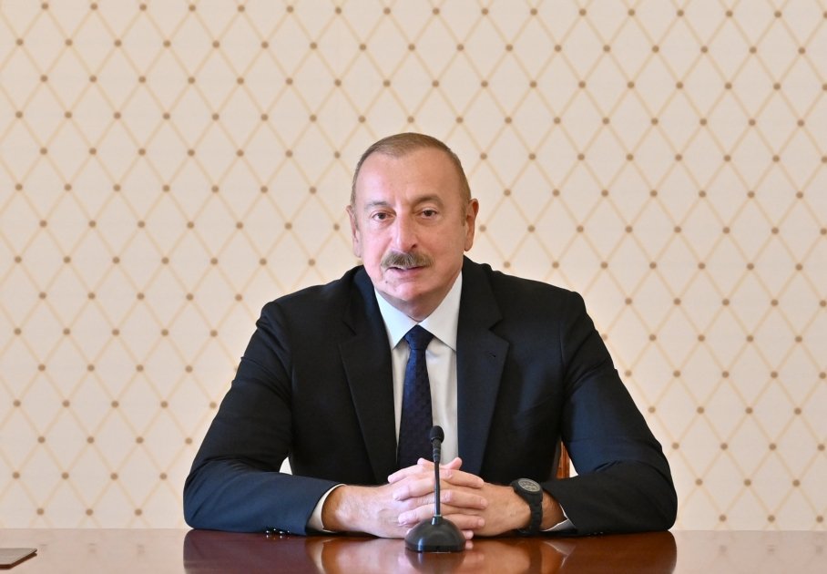 İlham Əliyev türk dövlətlərinin nazirlərini qəbul edib - FOTO/VİDEO - foto 1