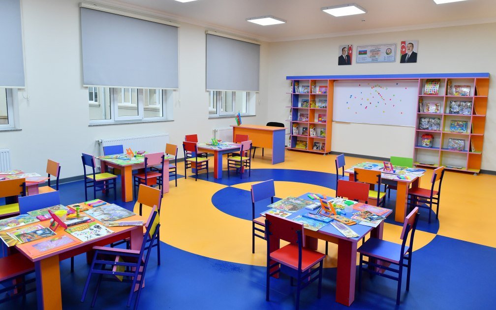 İlham Əliyev yeni məktəb binasının açılışında iştirak edib - FOTO/VİDEO - foto 9
