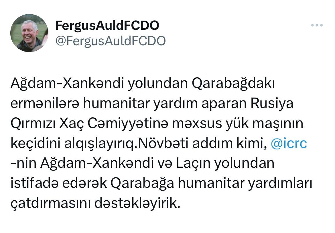 Britaniya Ağdam-Xankəndi yolunun açılmasını alqışlayır - FOTO - foto 1
