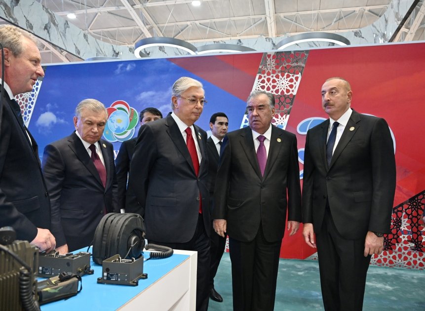 Liderlər Düşənbədə “EKSPO Mərkəzi Asiya 2023” SƏRGİSİNDƏ - FOTO/YENİLƏNİB - foto 5