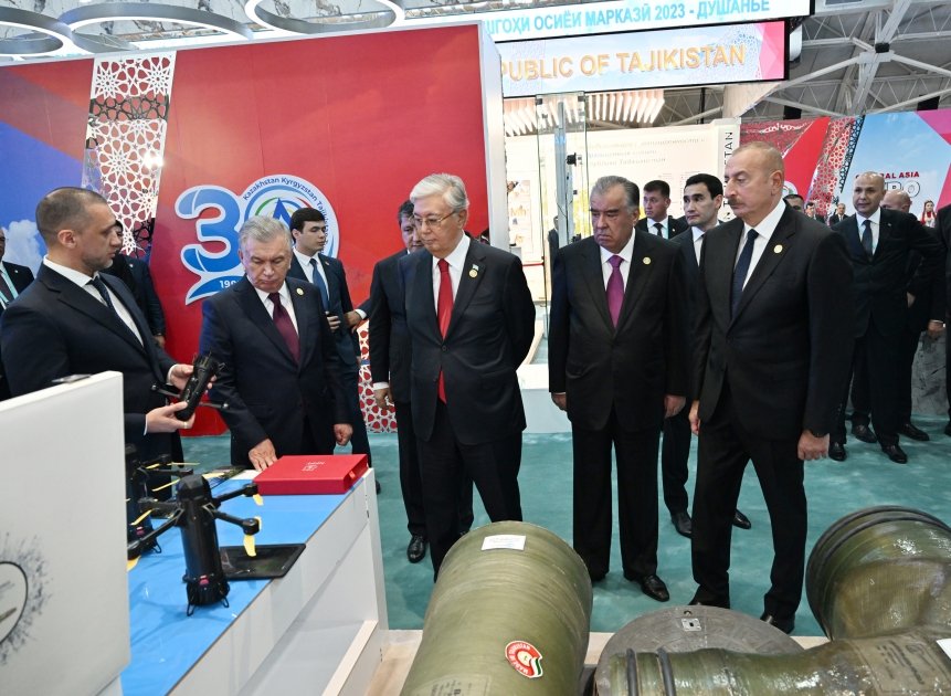 Liderlər Düşənbədə “EKSPO Mərkəzi Asiya 2023” SƏRGİSİNDƏ - FOTO/YENİLƏNİB - foto 6