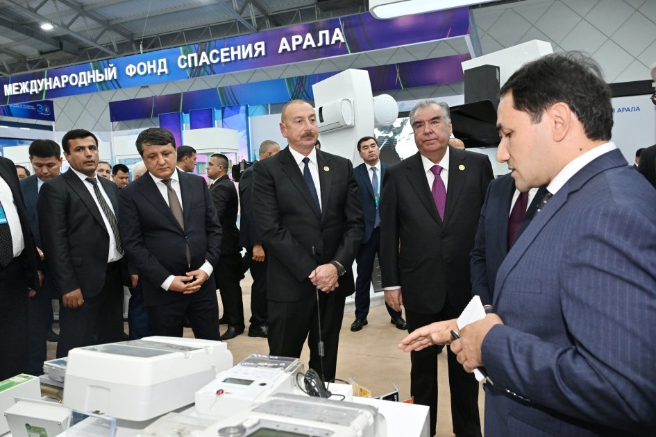 Liderlər Düşənbədə “EKSPO Mərkəzi Asiya 2023” SƏRGİSİNDƏ - FOTO/YENİLƏNİB - foto 2