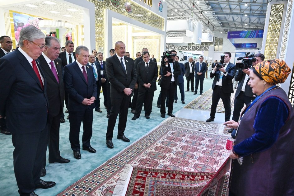 Liderlər Düşənbədə “EKSPO Mərkəzi Asiya 2023” SƏRGİSİNDƏ - FOTO/YENİLƏNİB - foto 3