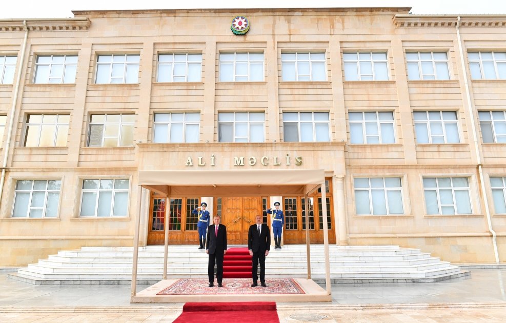 Ərdoğanın rəsmi qarşılanma mərasimi KEÇİRİLDİ - FOTO - foto 5