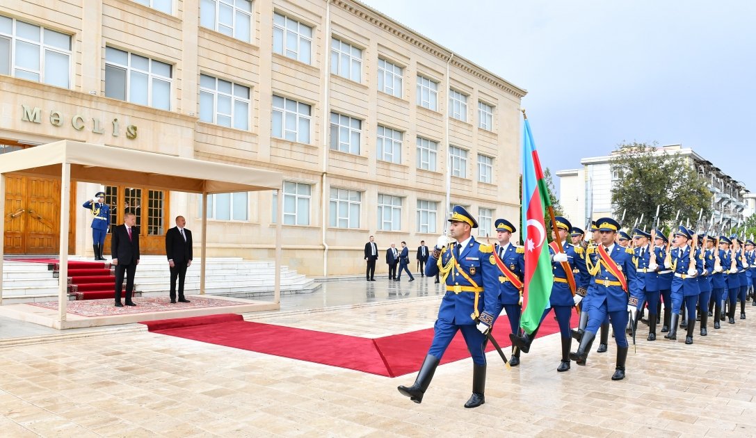 Ərdoğanın rəsmi qarşılanma mərasimi KEÇİRİLDİ - FOTO - foto 9