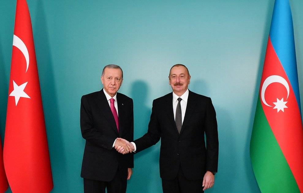 Ərdoğanın rəsmi qarşılanma mərasimi KEÇİRİLDİ - FOTO - foto 10