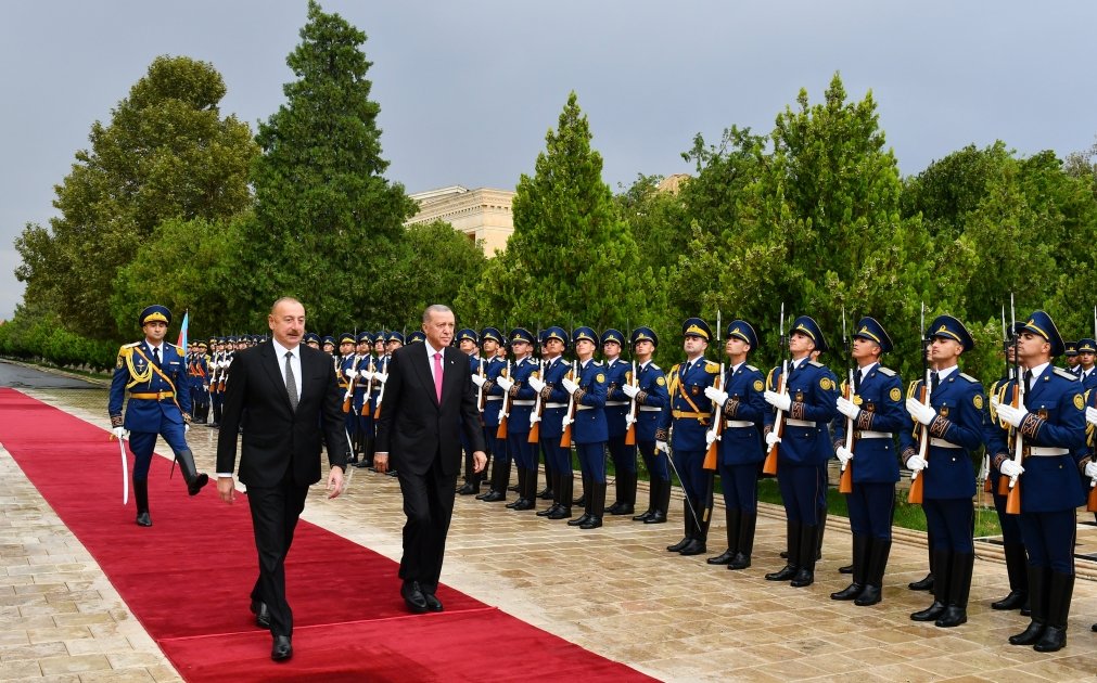 Ərdoğanın rəsmi qarşılanma mərasimi KEÇİRİLDİ - FOTO - foto 2