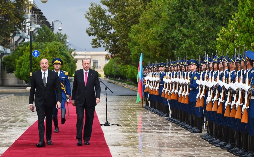 Ərdoğanın rəsmi qarşılanma mərasimi KEÇİRİLDİ - FOTO - foto 3