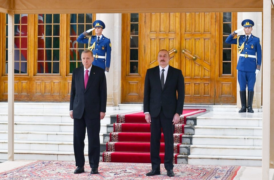 Ərdoğanın rəsmi qarşılanma mərasimi KEÇİRİLDİ - FOTO - foto 7