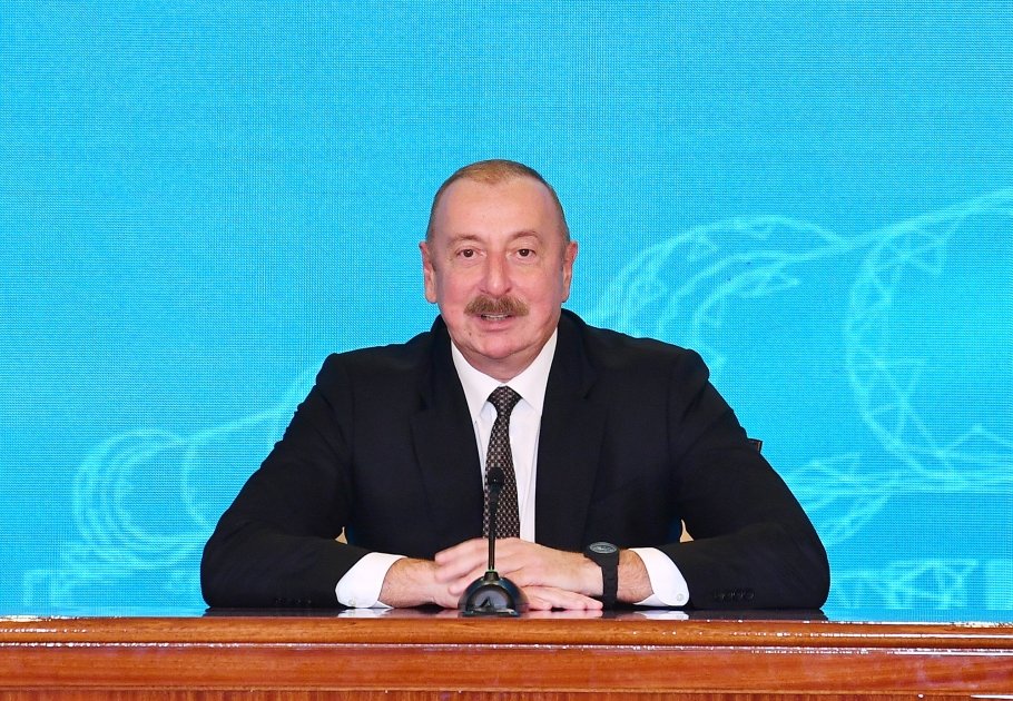 Prezidentlər mətbuata bəyanatlarla çıxış ETDİLƏR - FOTO - foto 1