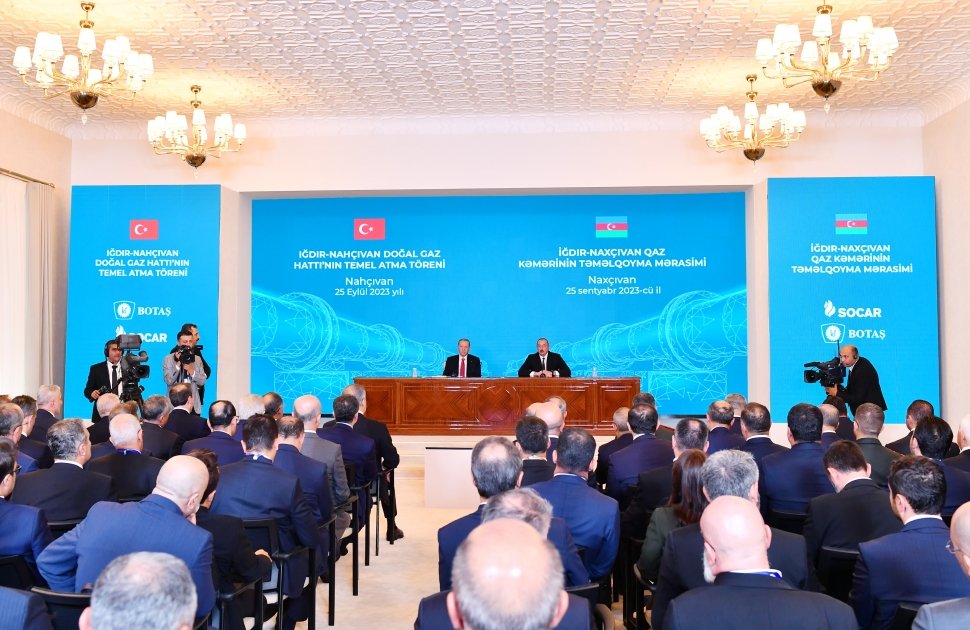 Prezidentlər mətbuata bəyanatlarla çıxış ETDİLƏR - FOTO - foto 3