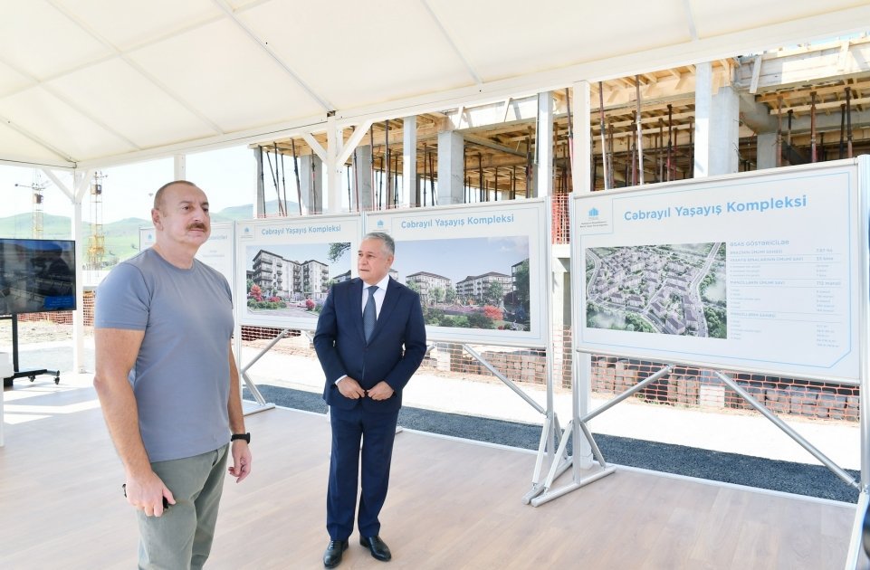 Prezident Cəbrayıl Yaşayış Kompleksində – FOTO   - foto 1