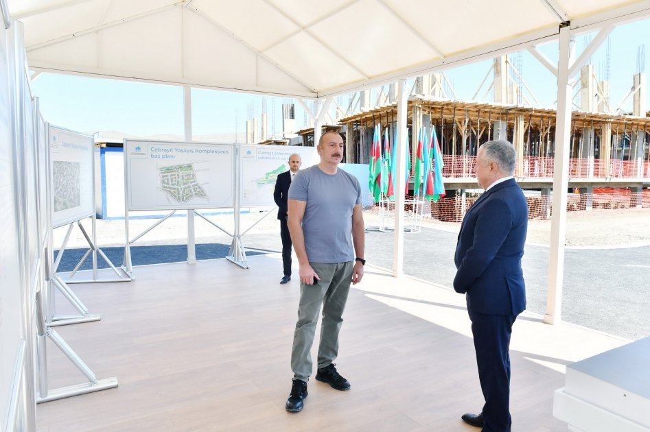Prezident Cəbrayıl Yaşayış Kompleksində – FOTO   - foto 2