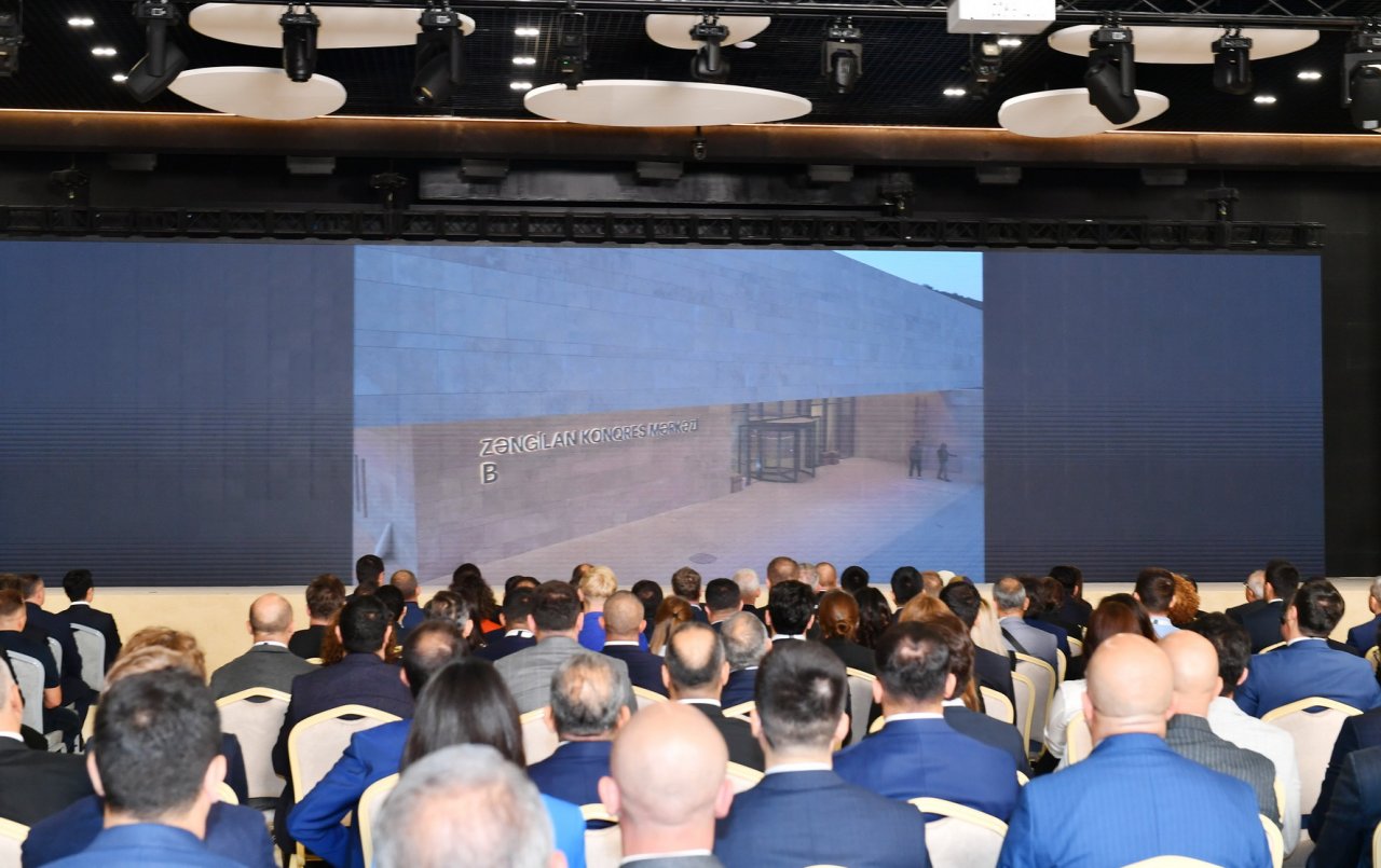 Prezident Zəngilanda 2-ci Milli Şəhərsalma Forumunun açılış MƏRASİMİNDƏ - FOTO/VİDEO - foto 8