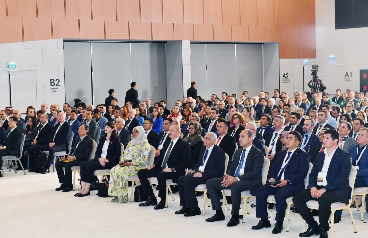 Prezident Zəngilanda 2-ci Milli Şəhərsalma Forumunun açılış MƏRASİMİNDƏ - FOTO/VİDEO - foto 11