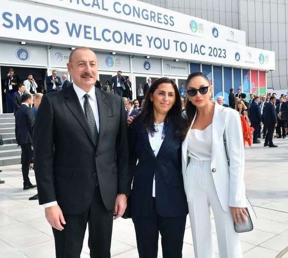 Prezident və Xanımı Astronavtika tədbirində - YENİLƏNİB-FOTO/VİDEO  - foto 6
