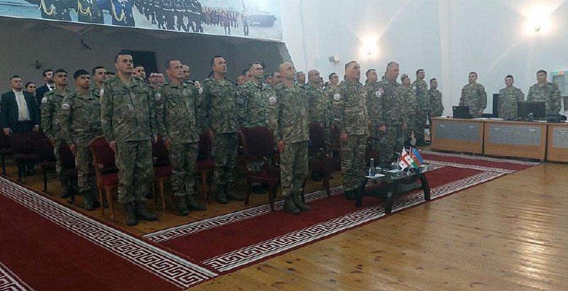 Bakıda Azərbaycan, Türkiyə və Gürcüstan hərbçilərinin təlimi keçirilir - FOTO - foto 1