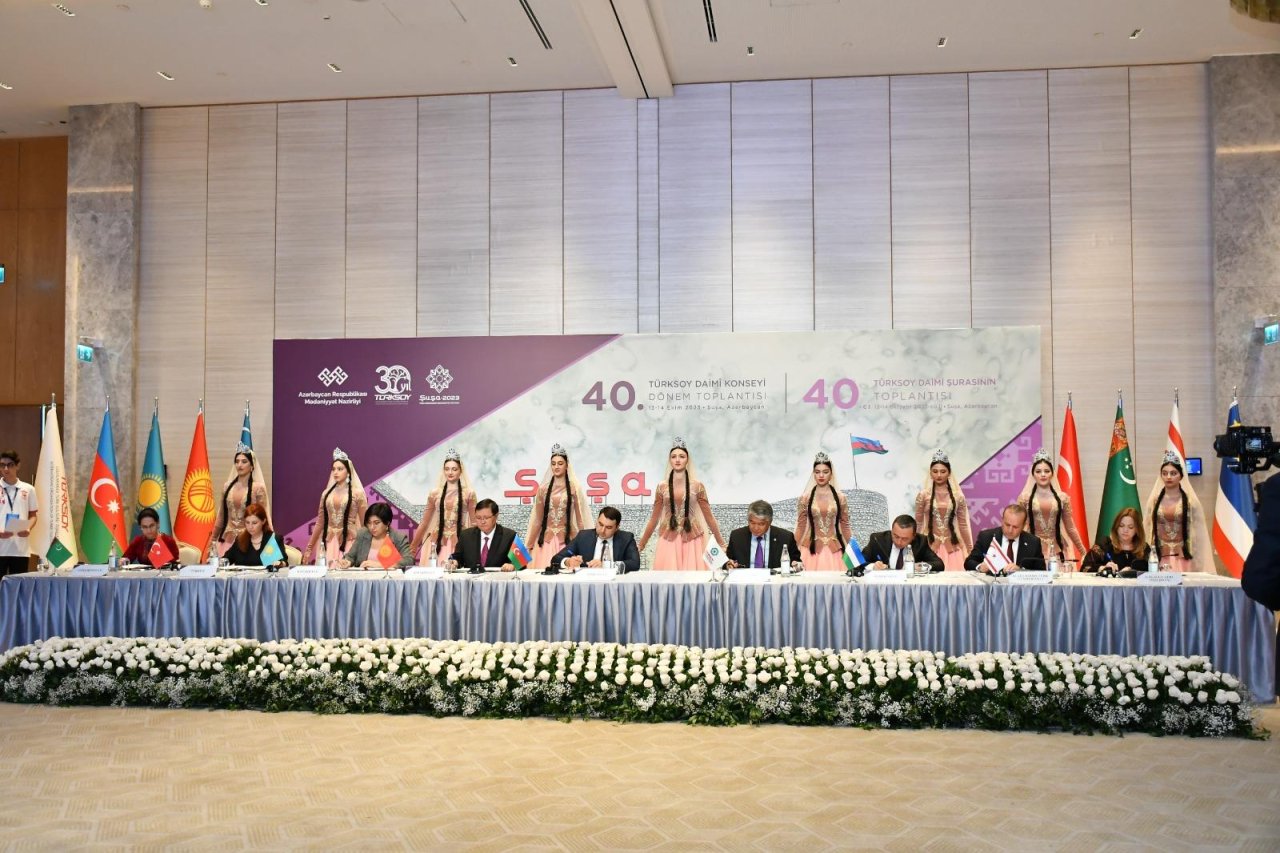 TÜRKSOY Daimi Şurasının 40-cı iclası başa çatıb - FOTO  - foto 2