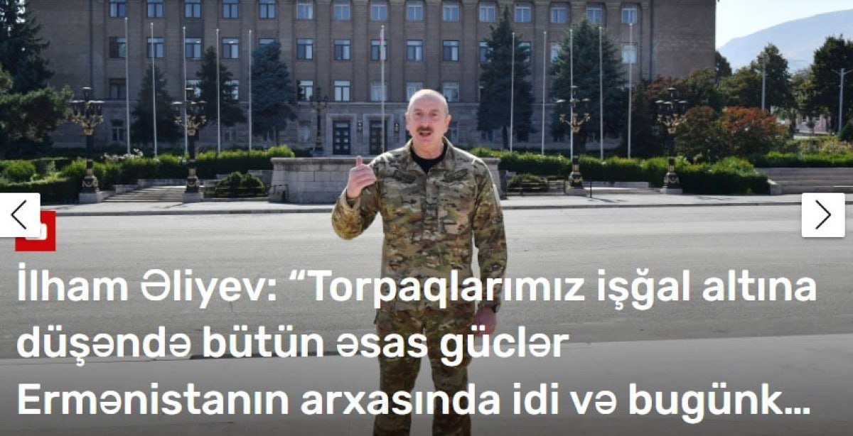 İlham Əliyevin Xankəndiyə səfəri Gürcüstan MƏTBUATINDA - foto 3