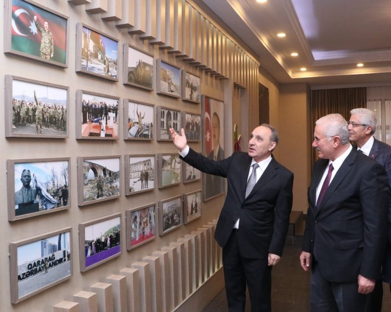 Baş Prokuror Türkiyə Ali Məhkəməsinin sədri ilə ədliyyə orqanlarının əməkdaşlığını MÜZAKİRƏ ETDİ - FOTO  - foto 2