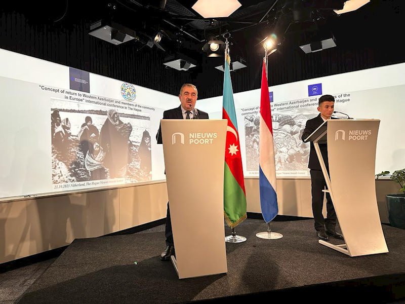 Niderlandda Qərbi Azərbaycana qayıdışla bağlı beynəlxalq konfrans - İrəvan xanının varisi də qatıldı - FOTO - foto 12