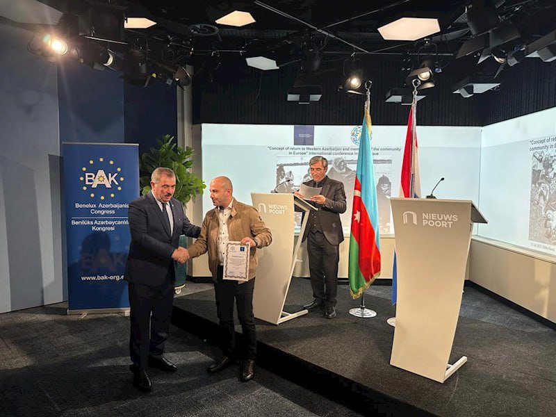 Niderlandda Qərbi Azərbaycana qayıdışla bağlı beynəlxalq konfrans - İrəvan xanının varisi də qatıldı - FOTO - foto 11