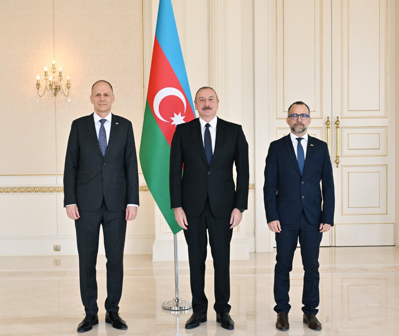 İlham Əliyev İsveçrənin yeni təyin olunmuş səfirini QƏBUL ETDİ - FOTO/VİDEO - foto 2