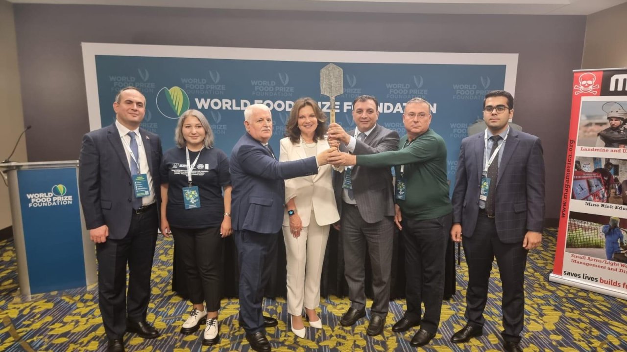 Azərbaycandakı mina problemi ABŞ-da beynəlxalq platformada təqdim edilib - FOTO  - foto 1