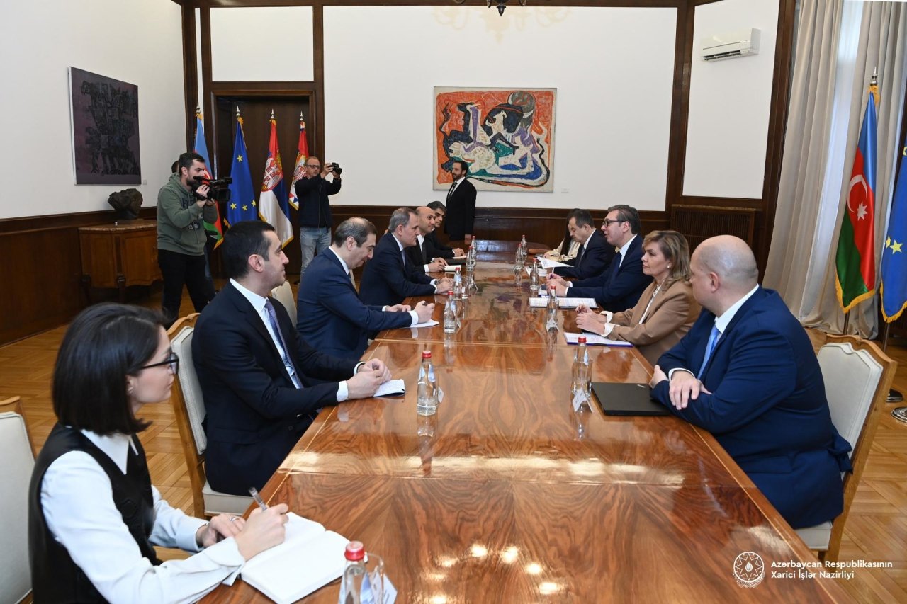 Serbiya Prezidenti Ceyhun Bayramovu qəbul edib - FOTO - foto 1