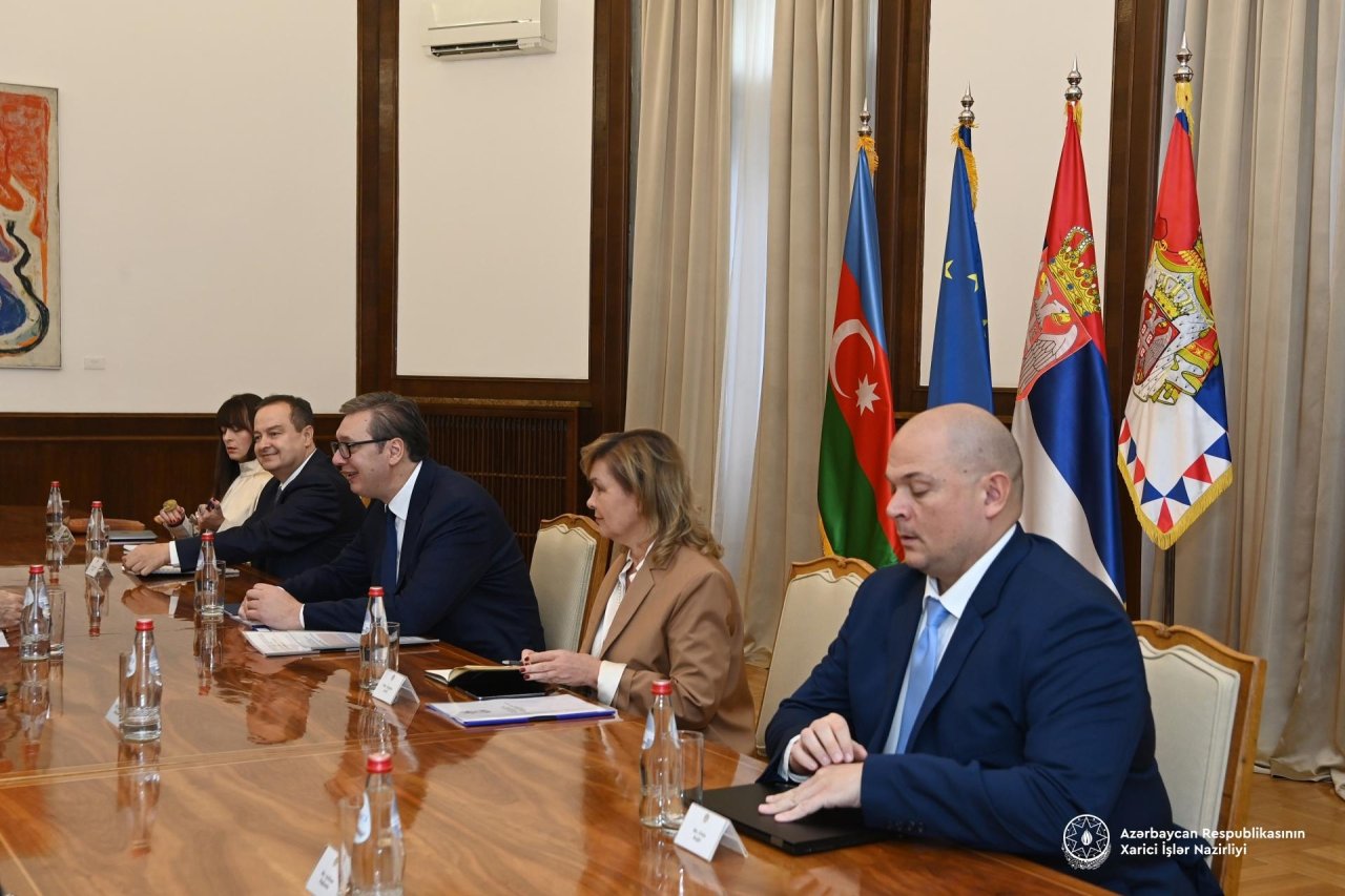 Serbiya Prezidenti Ceyhun Bayramovu qəbul edib - FOTO - foto 3