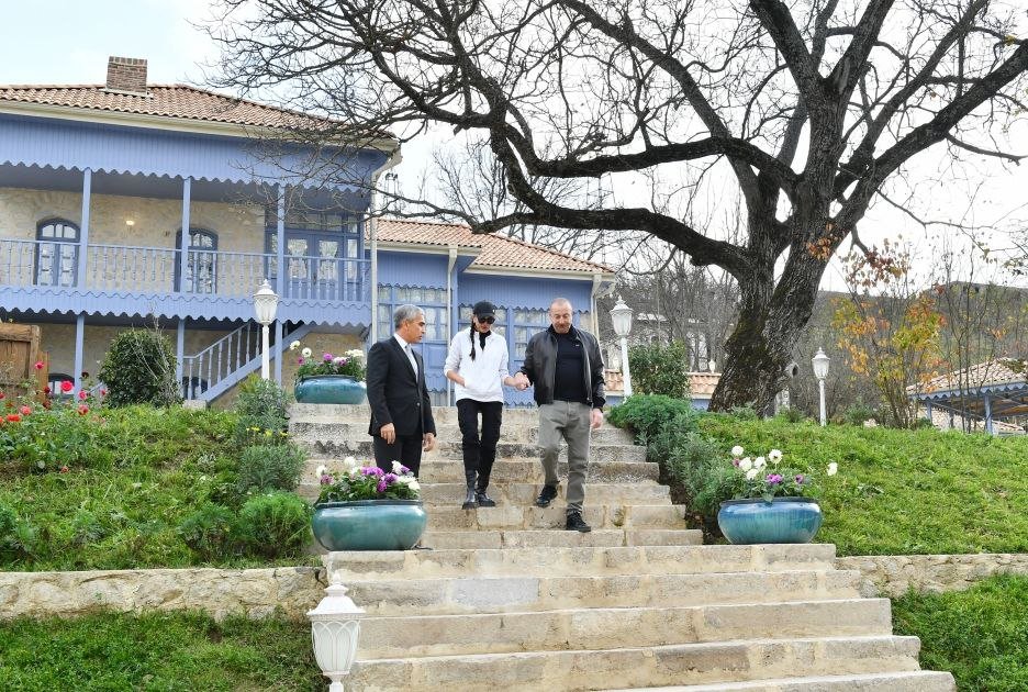 Prezident və birinci xanım Şuşada “Yasəmən” otelinin AÇILIŞINDA - FOTO - foto 7