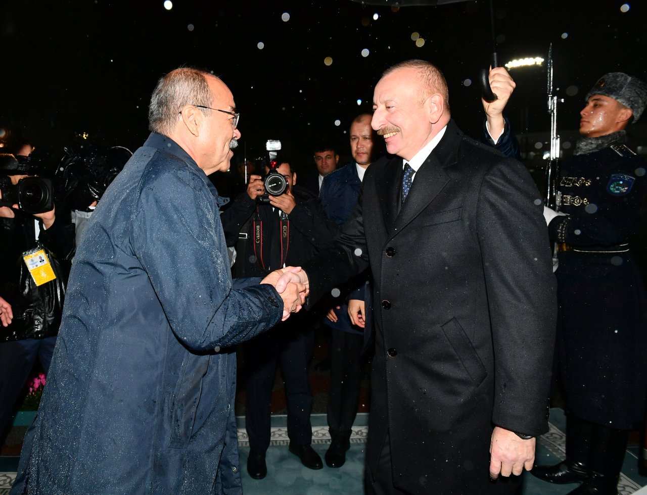 Prezident İlham Əliyev Özbəkistana səfər edib - FOTO/VİDEO - foto 2