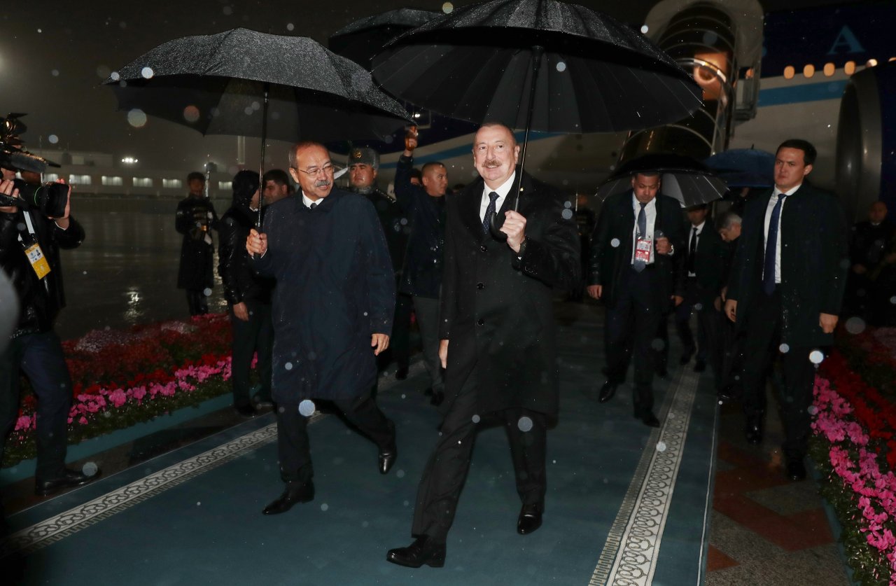 Prezident İlham Əliyev Özbəkistana səfər edib - FOTO/VİDEO - foto 1