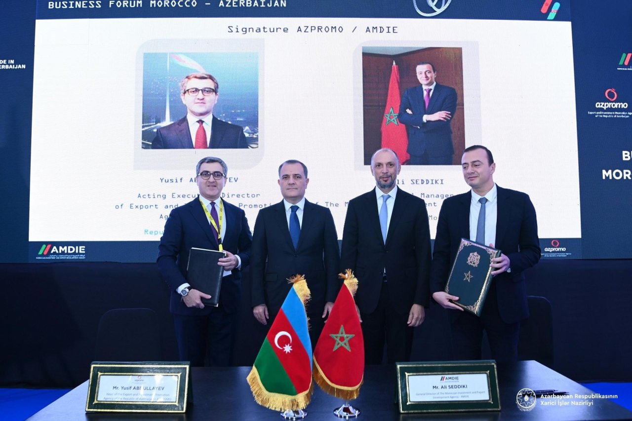 Birinci Azərbaycan-Mərakeş Biznes Forumu KEÇİRİLDİ – FOTO   - foto 3