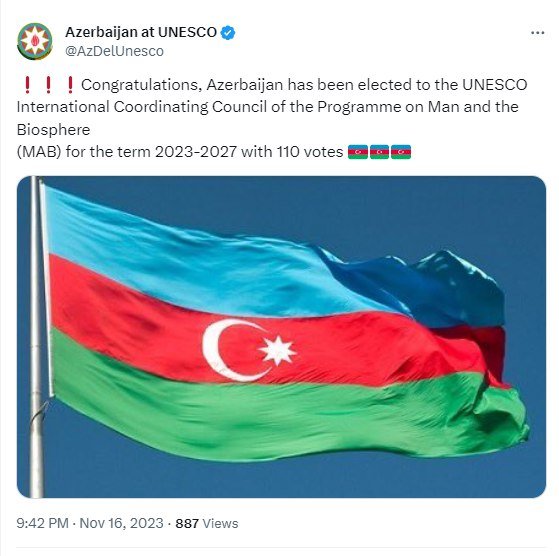 Azərbaycan UNESCO-nun Proqramının Şurasına üzv seçilib - FOTO  - foto 1